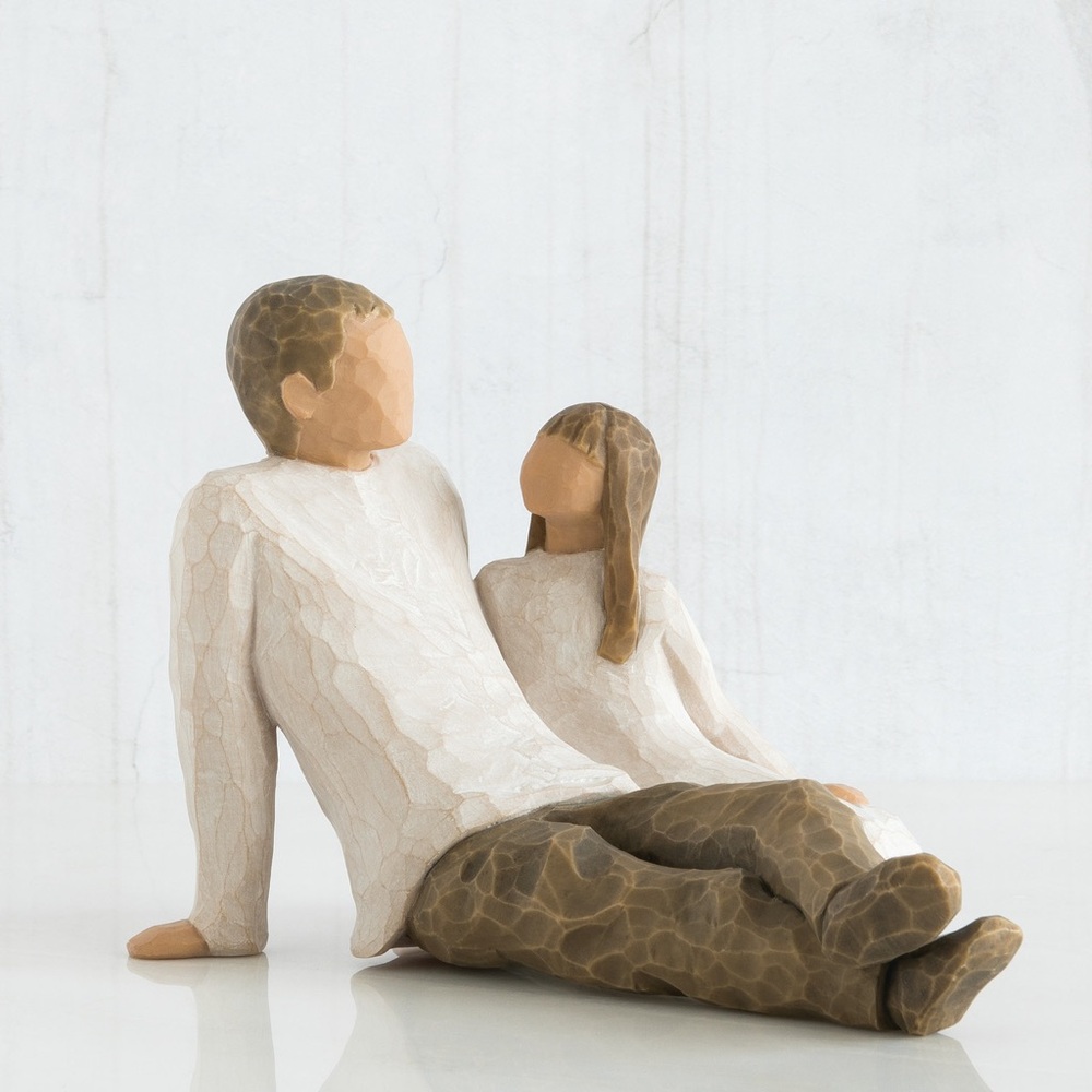 NEW IN BOX Willow Tree Father and Daughter figurine